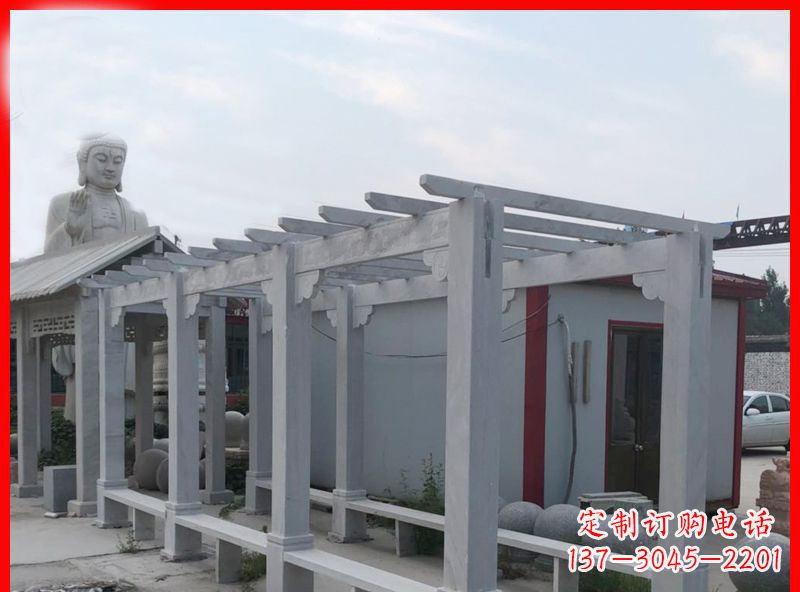 菏泽 专业定制公园大理石石雕长廊