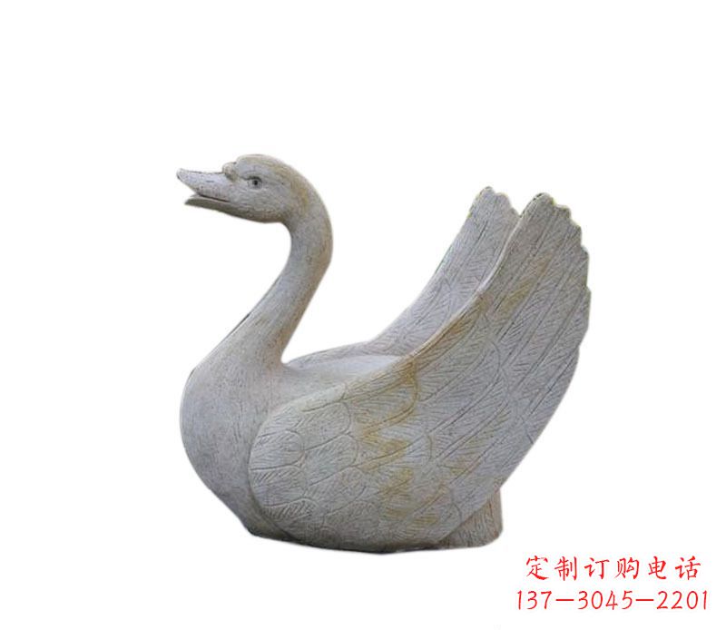菏泽中领雕塑 | 天鹅石雕景观喷泉
