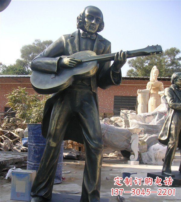 菏泽高端精致吉他雕塑