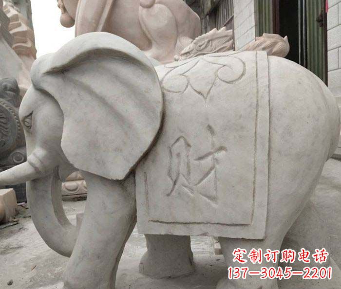 菏泽大理石大象雕塑