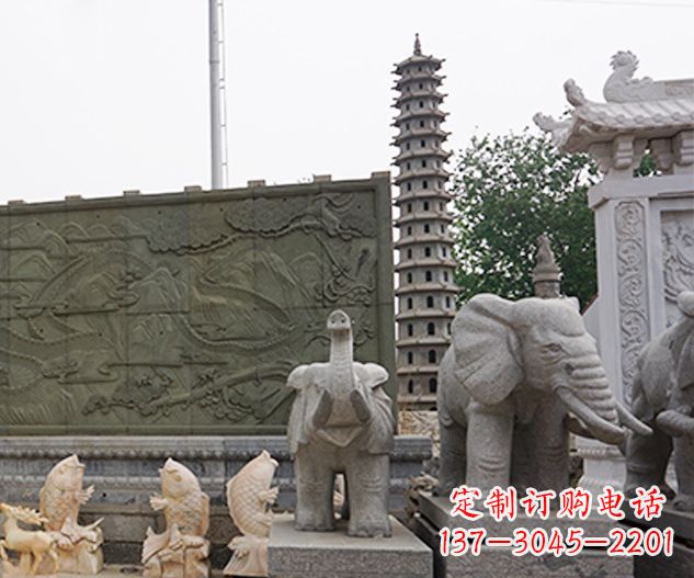 菏泽艺术级大象石雕