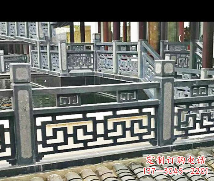 菏泽中领雕塑精致仿古石栏板