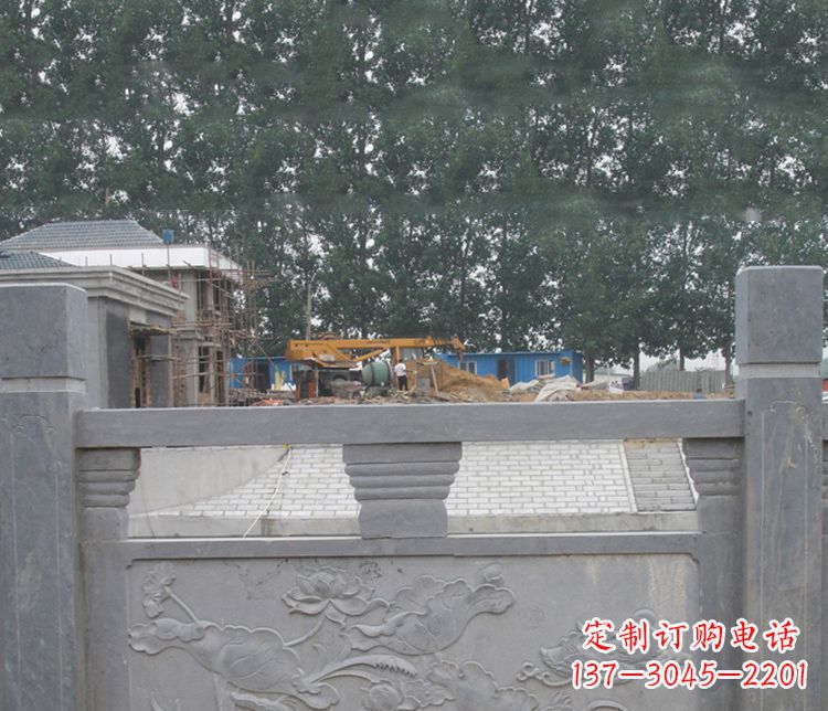 菏泽独特的仿古公园石栏板雕塑