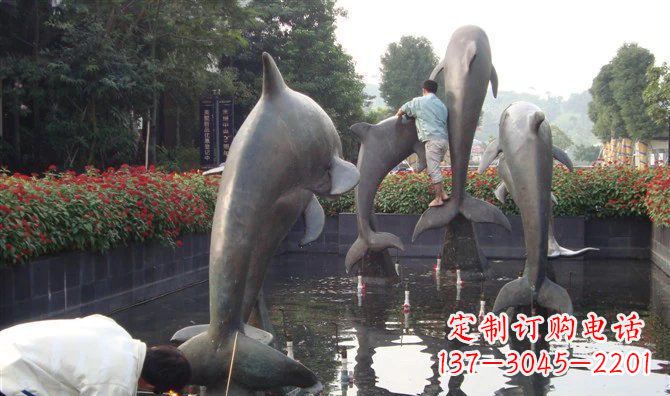 菏泽铜雕海豚——传递着海洋之美的艺术作品