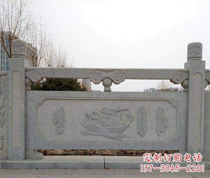菏泽公园户外栏板石雕