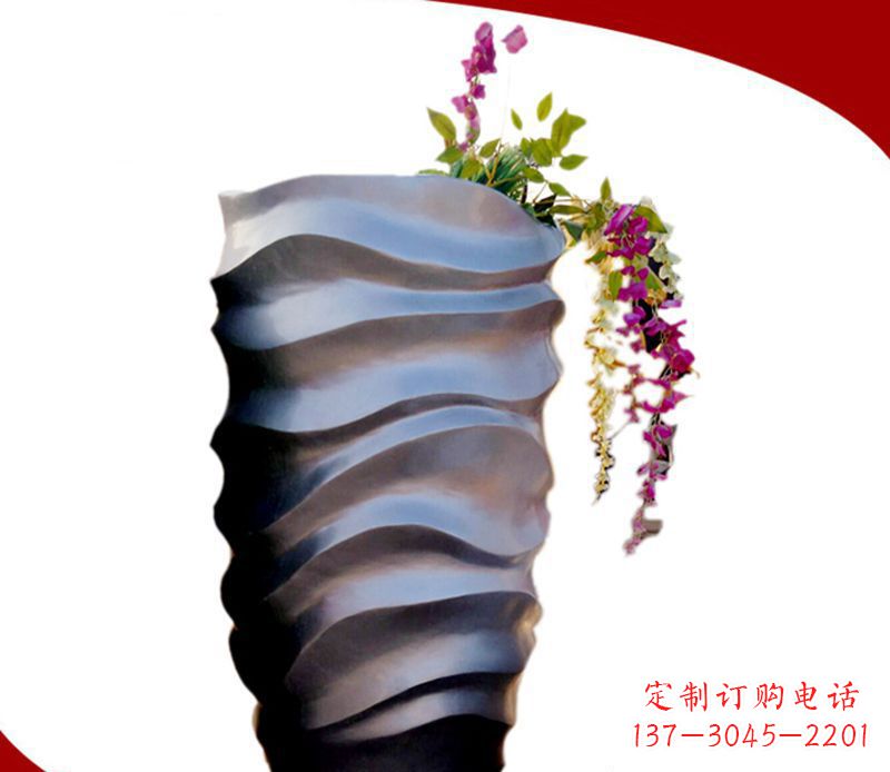 菏泽公园花盆景观雕塑