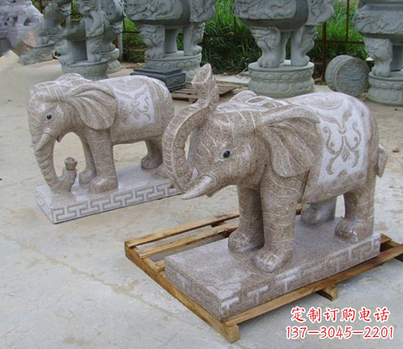 菏泽精美大象雕塑