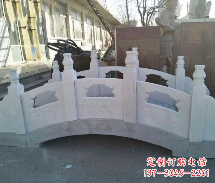 菏泽公园景观大理石拱桥 (2)