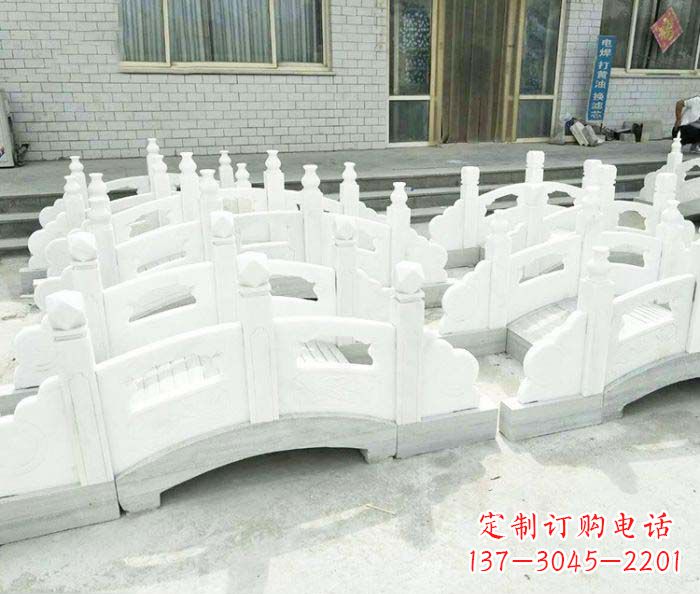 菏泽公园景观大理石拱桥