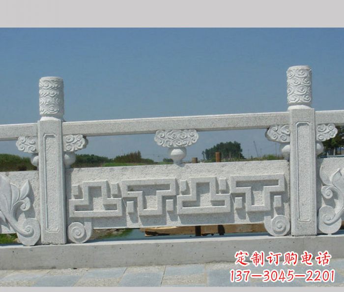菏泽公园景观大理石栏板雕塑 (6)