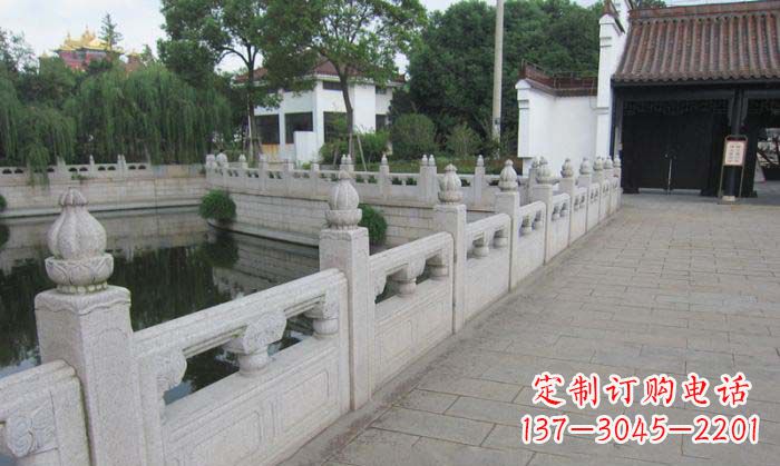 菏泽公园景观大理石栏板雕塑 (2)