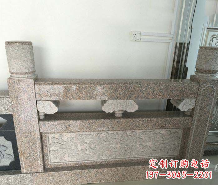 菏泽公园景观大理石栏板石雕 (3)