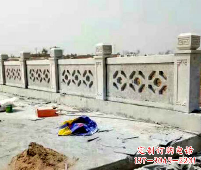 菏泽公园景观大理石栏板石雕 (8)