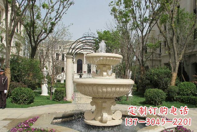 菏泽大理石喷泉石雕——把景观美学带入公园