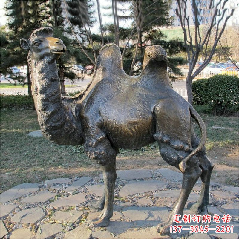 菏泽精美绝伦的室内装饰品——骆驼铜雕