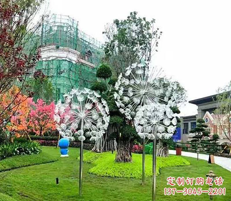 菏泽公园蒲公英雕塑