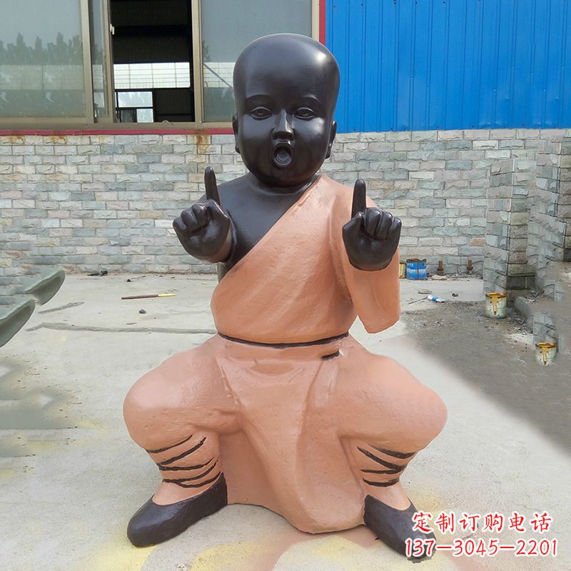 菏泽铜雕功夫小和尚