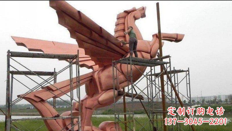 菏泽飞马铜雕：完美艺术品