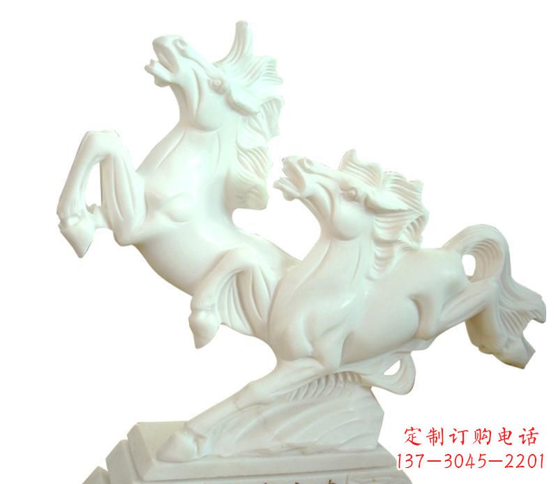 菏泽中领雕塑:精美细腻的汉白玉动物雕塑