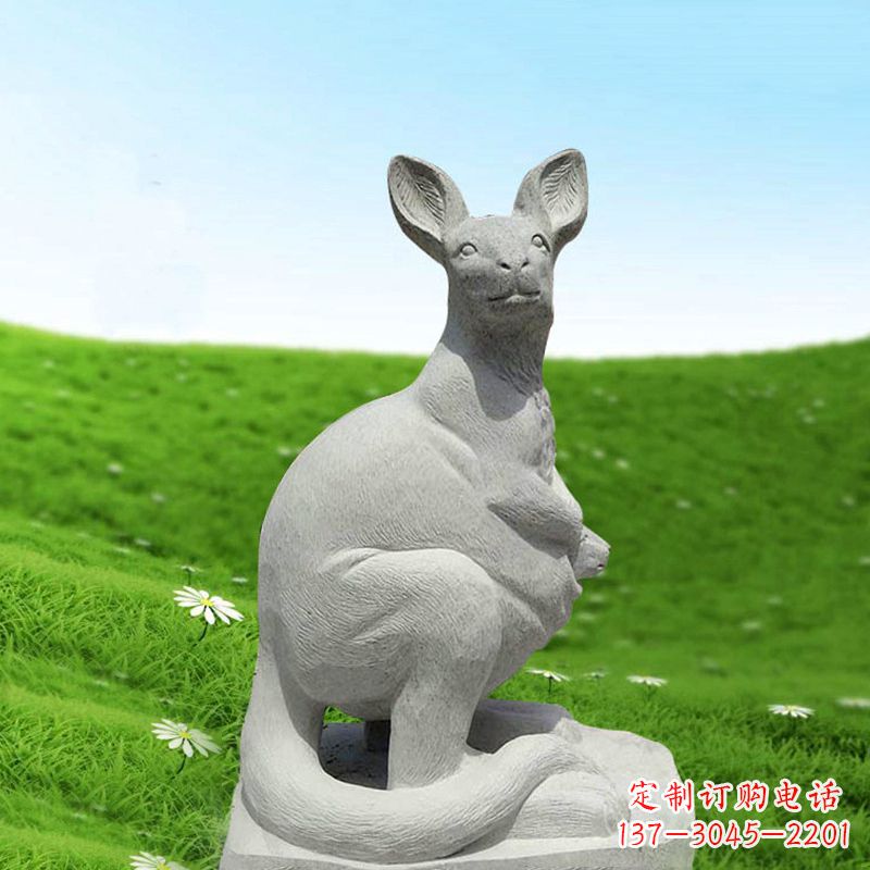 菏泽无论是室内装饰，还是庭园景观，袋鼠雕塑都…