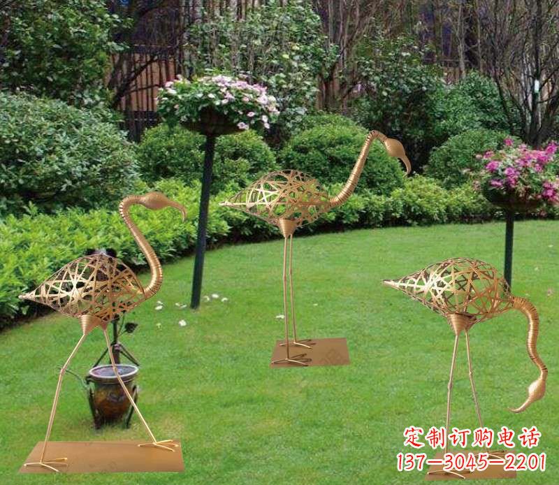 菏泽户外火烈鸟雕塑