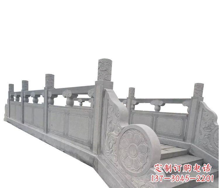 菏泽中领雕塑精美的大理石栏板石雕
