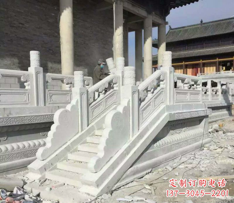 菏泽大理石栏板石雕,精美绝伦,让建筑锦上添花