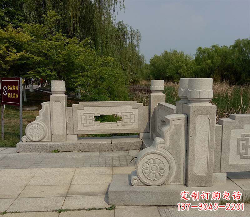菏泽大理石栏板石雕,精美绝伦