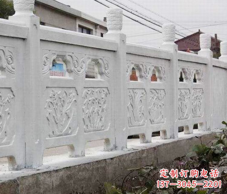 菏泽优雅大理石栏板雕塑