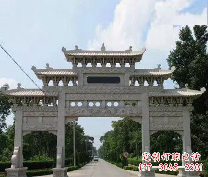 菏泽高品质牌坊石雕,专为客户量身定制