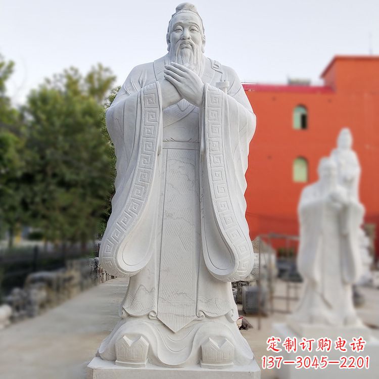 菏泽中领雕塑精心打造的精美孔子雕塑，为您打造…