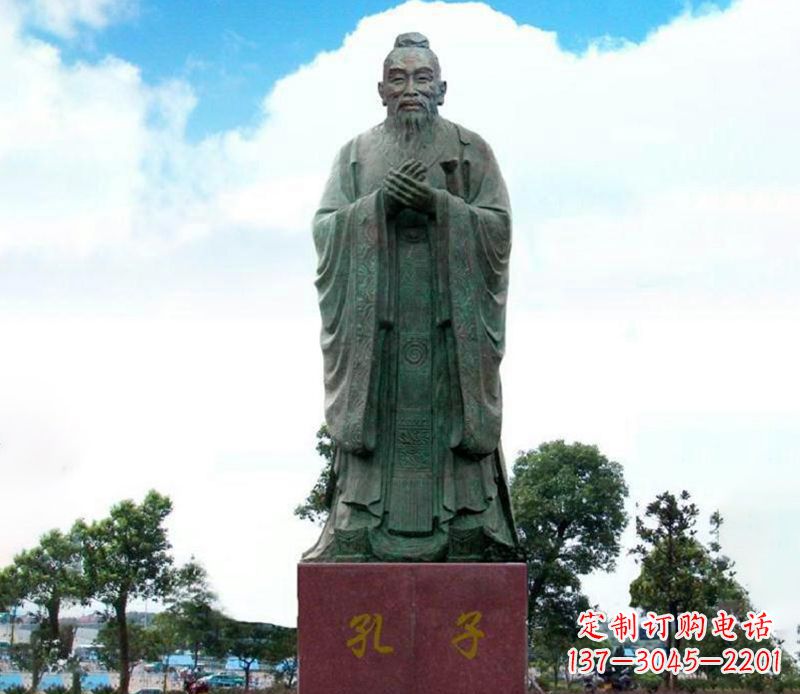 菏泽领雕塑：孔子雕塑尊崇传承