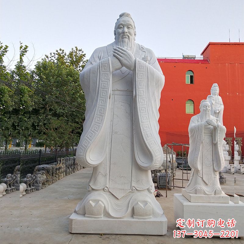 菏泽孔子圣像雕塑
