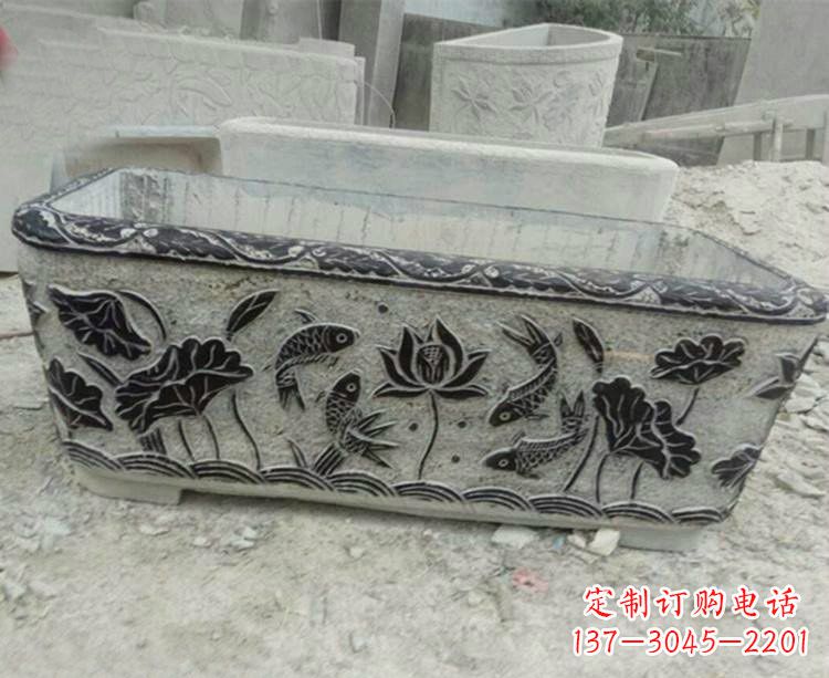 菏泽浮雕仿古式水缸雕塑，令人惊艳