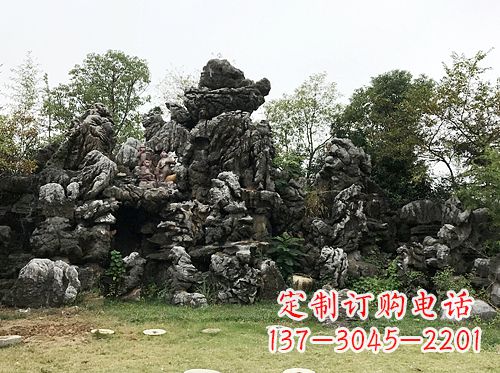 菏泽灵璧出品的山水雕塑