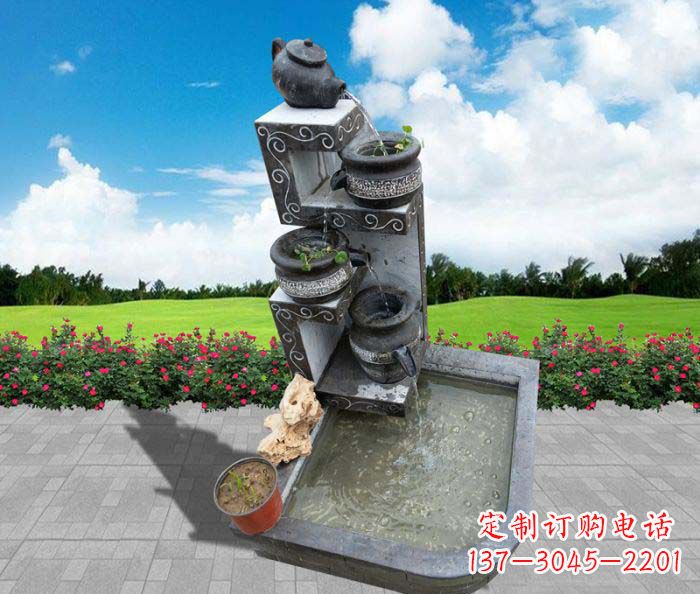 菏泽极具特色的水槽雕塑