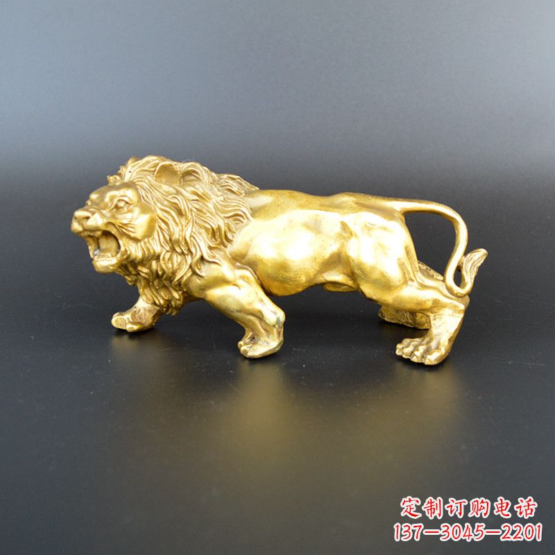 菏泽鎏金西洋狮子雕塑