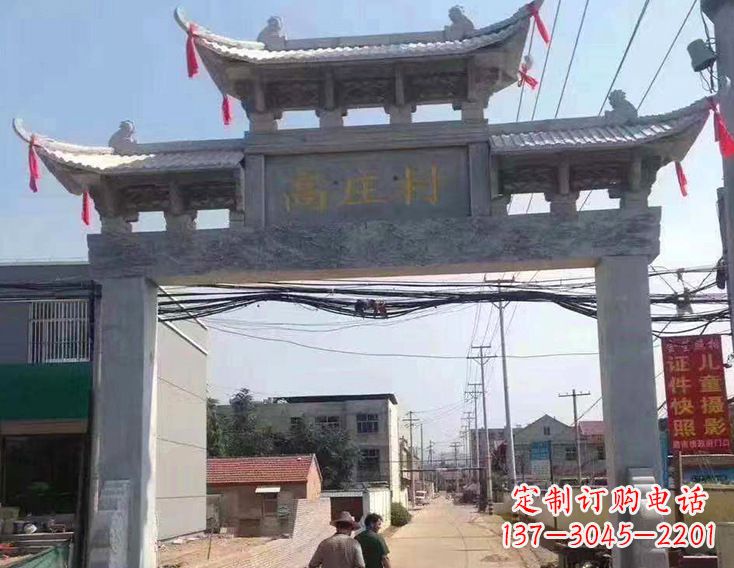 菏泽牌楼石雕塑，为家庭装饰带来精致灵动