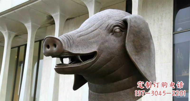 菏泽中领雕塑十二生肖铜雕,带来家庭的幸福祝福