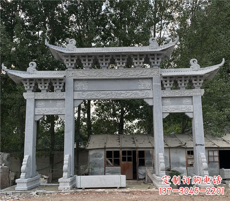 菏泽石牌坊石雕牌坊