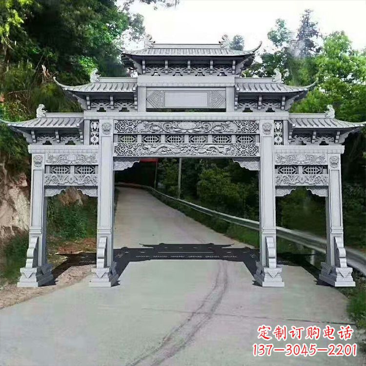 菏泽石牌楼青石牌坊