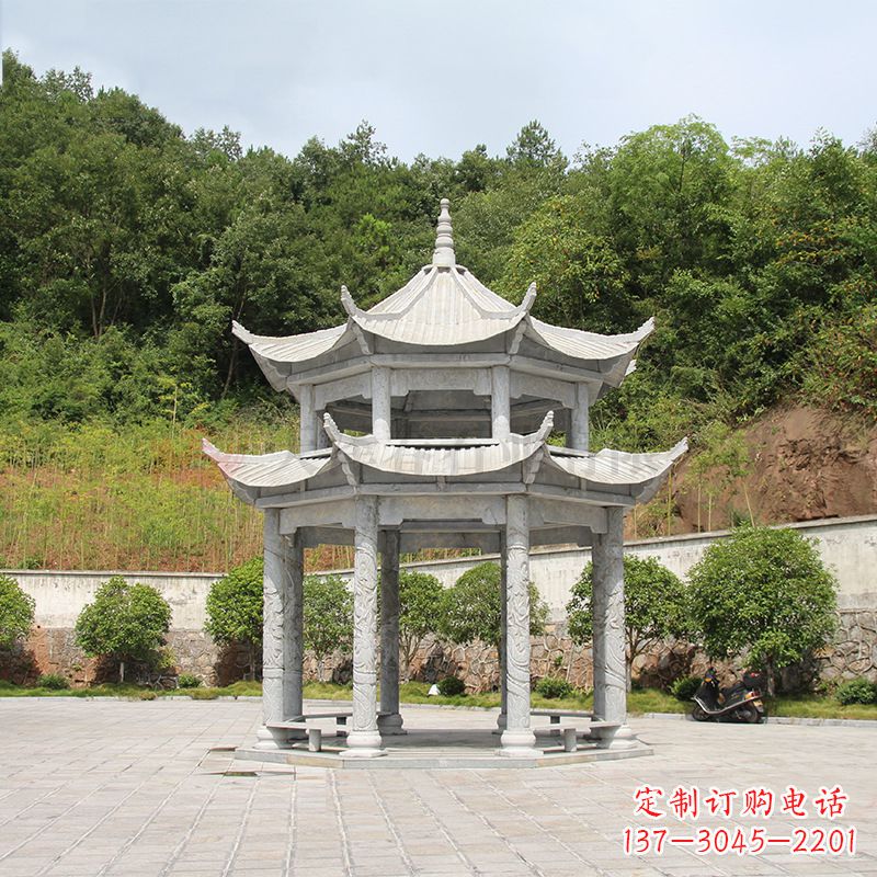 菏泽双层庭院石凉亭