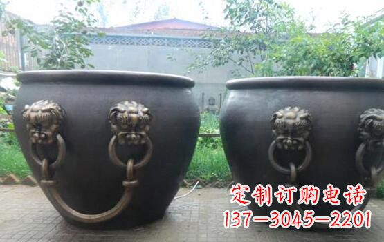 菏泽水缸寺庙景观铜雕