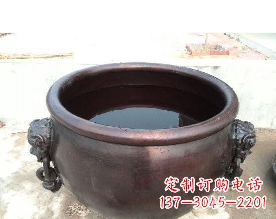 菏泽水缸寺庙铜雕