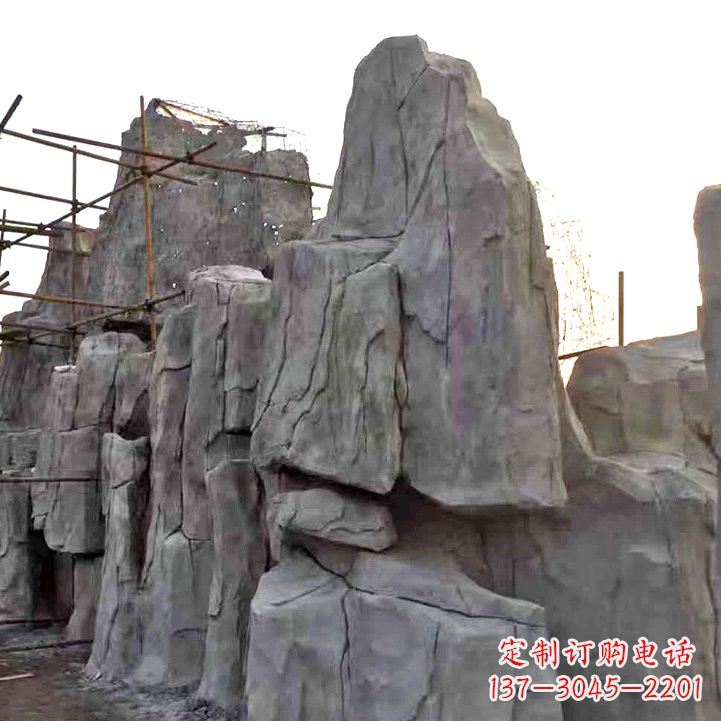 菏泽水泥塑石假山雕塑