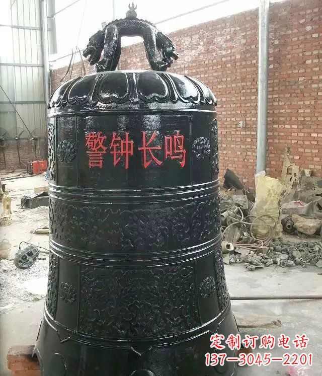 菏泽寺庙铸铜钟铜雕 (4)