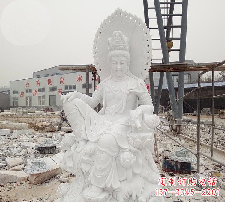 菏泽寺庙自在观音雕像