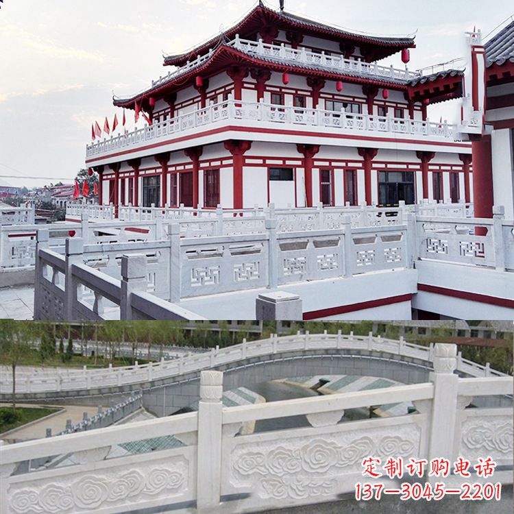 菏泽寺院石栏板