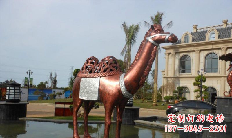 菏泽铜雕抽象骆驼