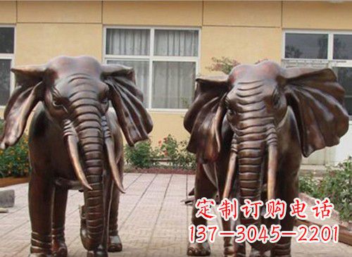 菏泽铜雕大象222